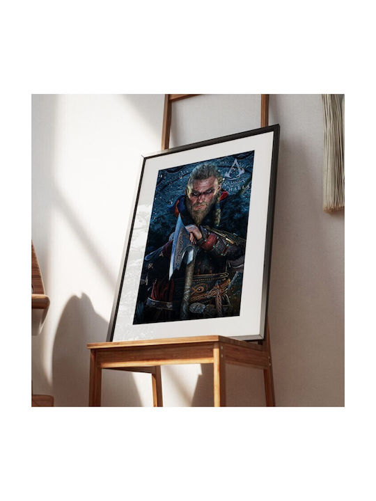 Walls Grupo Erik With Eivor Axe Frame Wooden white frame 70x100cm