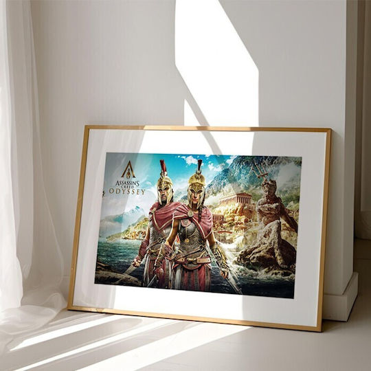 Walls Assassin's Creed Odyssey Frame Wooden natural frame 20x30cm