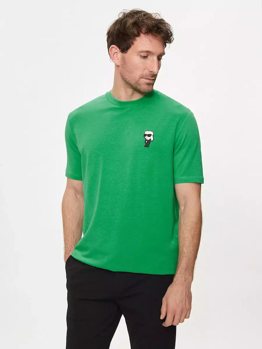 Karl Lagerfeld Ανδρικό T-shirt Κοντομάνικο Πρασινο
