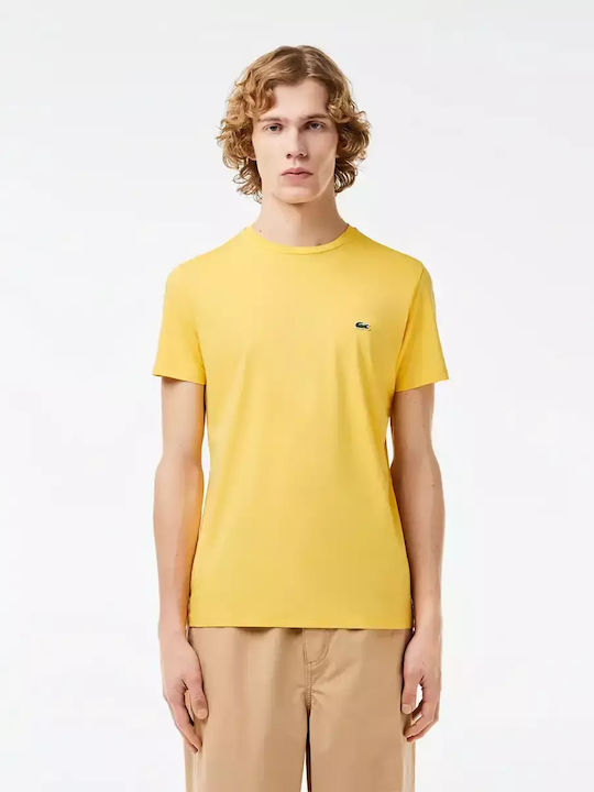 Lacoste T-shirt Κίτρινο