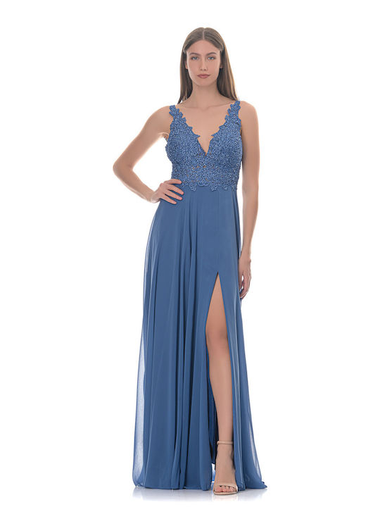 Farmaki Maxi Dress Indigo