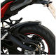 Puig Back Motorcycle Rear Wheel Fender for Honda XR Black 1pcs