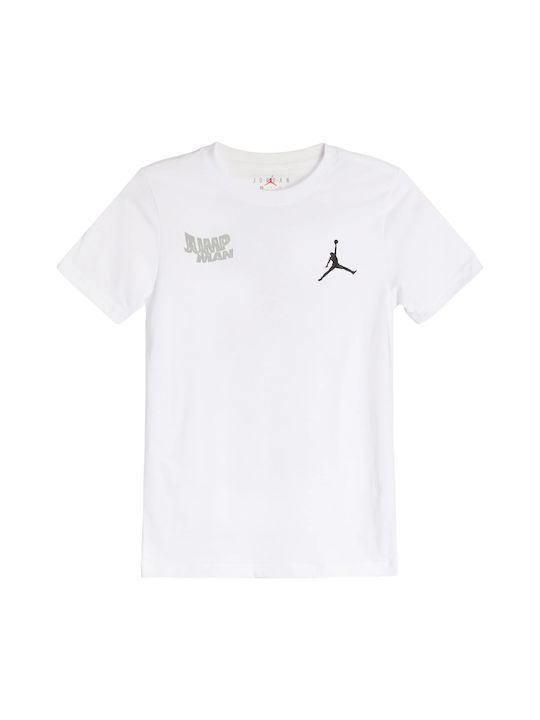 Jordan Kinder Shirt weiß