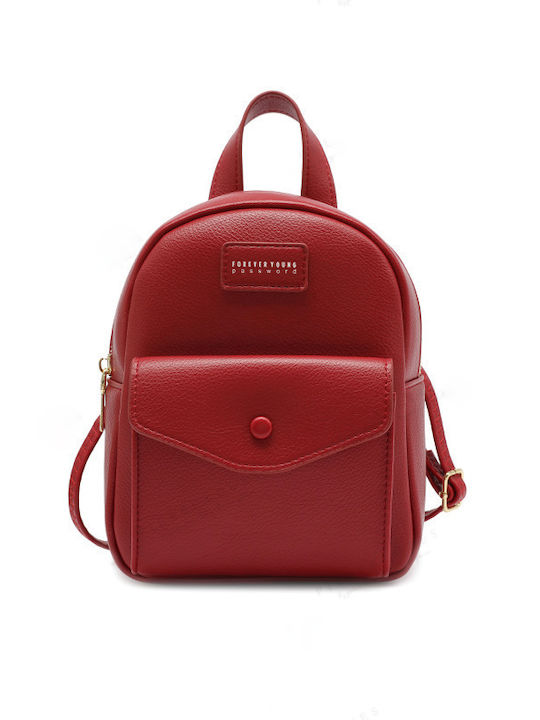 Damentasche Rucksack Rot