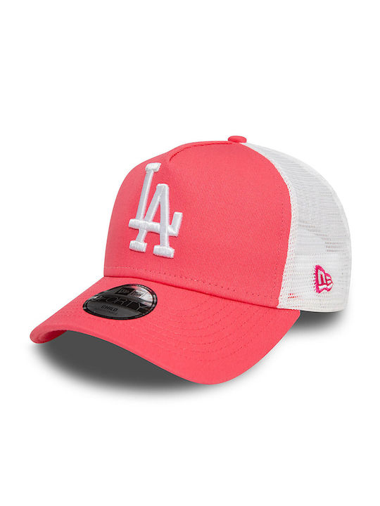 New Era Jockey mit Netz und geradem Schirm Rosa