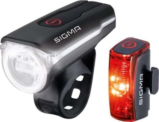 Sigma Sport AK6S4016224177608 Επαναφορτιζόμενο Σετ Φώτα Ποδηλάτου