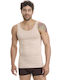 Men's Undershirt Sleeveless in Beige Color