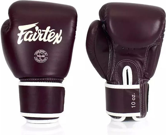 Fairtex Boxing Gloves Leather for Match Red