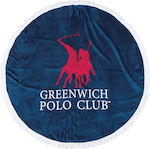 Round Beach Towel D1.60 Des.2824 Greenwich Polo Club