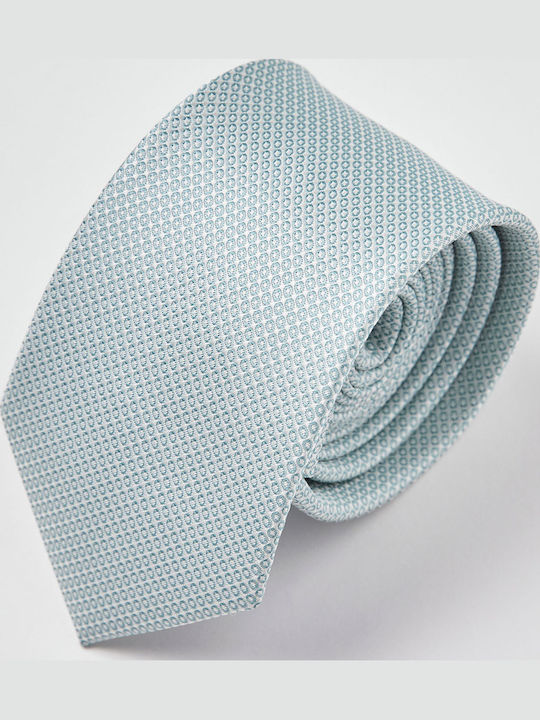 Aristoteli Bitsiani Men's Tie Printed in Turquoise Color