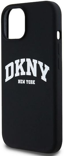 Dkny Handyhülle für iPhone 11, kompatibel mit Magsafe, Dkhmn61snyach Dkny Hc Magsafe Silikon in Weiß mit Arch-Logo, Schwarz