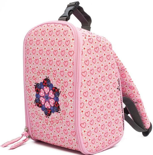 Kiokids Mariquitas Kinder Lunchtasche Isoliert Handtasche 0.5 Liter Silber