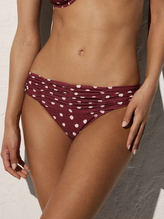 Bikini Slip Burgundy