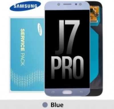 Samsung J730f Galaxy J7 2017 Lcd + Touch Silver Blue Original Service Pack