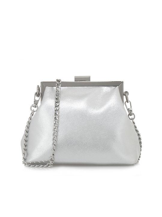 Exe Women's Pouch Hand Silver