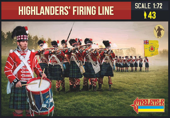 279 1/72 Highlanders' Firing Line Napoleonic
