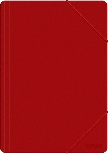 Office Products Φάκελος με Λάστιχο για Χαρτί A4 Κόκκινος