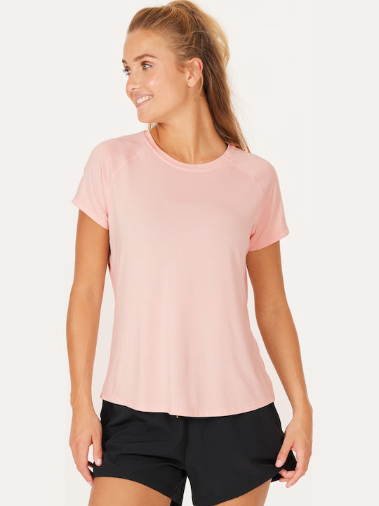 Athlecia Damen Sportlich T-Shirt Sepia Rose
