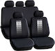 CarGuard Set Spătare Auto Poliester Negru