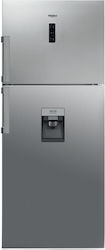 Whirlpool Δίπορτο 419lt NoFrost Inox WT70E 832 X AQUA