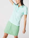 Lacoste Logo Women's Polo Shirt Green Mint