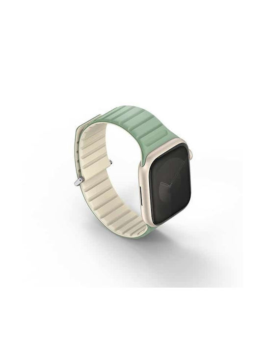 Unique Strap Revix Evo Apple Watch Series 1 2 3 4 5 6 7 8 9 Se Se2 38 40 41mm Reversible Magnetic Mint-beige