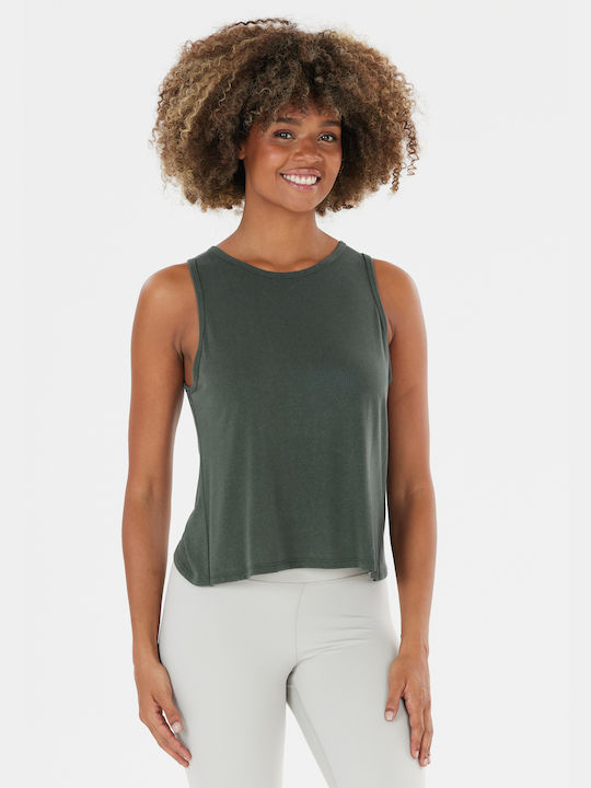 Athlecia Women's Athletic Blouse Sleeveless Fast Drying Green