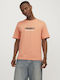 Jack & Jones T-shirt Bărbătesc cu Mânecă Scurtă Canyon Sunset