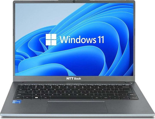 NTT System Book B14IP 14" IPS FHD+ (i5-1235U/16GB/512GB SSD/W11 Home) (US Keyboard)