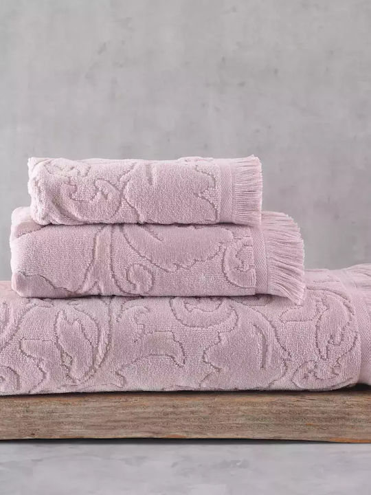 Rythmos Bath Towel Set 3pcs Sienna Powder Weight 480gr/m²