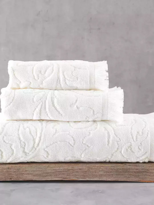 Rythmos Bath Towel Set 3pcs Sienna Ecru Weight ...