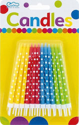 GoDan Birthday Candle Multicolored 24pcs PF-SGKO