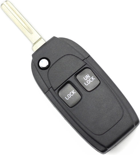 CarGuard Carcasă cheie auto cu lamă cu 2 butoane pentru Volvo