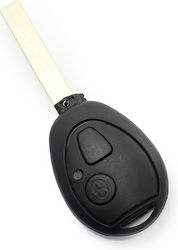 CarGuard Carcasă cheie auto cu lamă cu 2 butoane pentru Mini Cooper CarGuard Carcasă cheie auto cu lamă cu 2 butoane pentru Mini Cooper