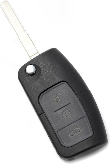 CarGuard Carcasă cheie auto cu lamă cu 3 butoane pentru Ford