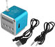 Bluetooth Speaker 3W with Radio and Battery Life up to 10 hours Blue AT06211