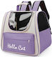 Hello Rucsac pentru transport câine / pisici Violet M37xL34xA25cm.