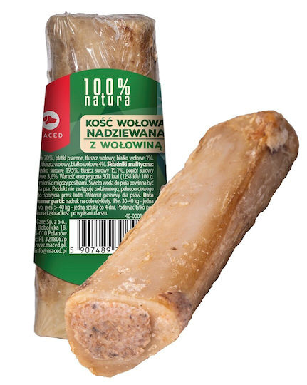 Maced Bone Stuffed Beef Chew Dog 150g