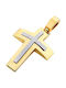 Iris Gold Men's Gold Cross 14K