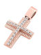 Iris Gold Women's Rose Gold Plated Cross