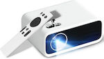 Xiaomi Wanbo Mini Pro Portable Mini Projector HD LED Lamp with Built-in Speakers White