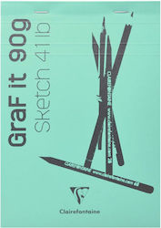 Clairefontaine Skizzenbuch Graf It Skizzenblock 10x15cm 80 Blätter