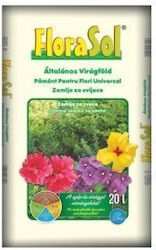 Sol universal pentru flori Florasol, plante în ghiveci, 20 L