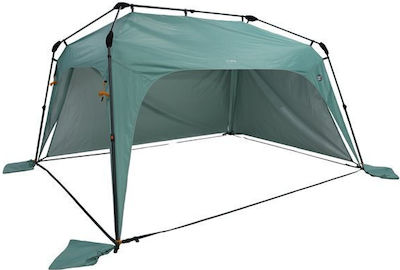 Hupa Sunrise Strandsonnenschutz 4 Personen Khaki / Silver 280x220x160cm