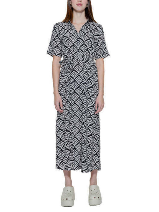 Jacqueline De Yong Sommer Mini Hemdkleid Kleid Beige