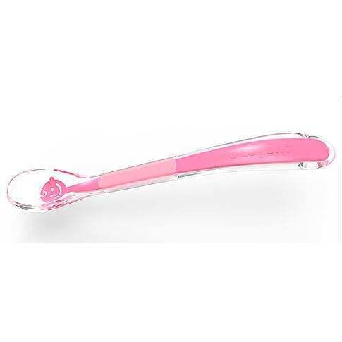 Babyono Baby Spoon made of Silicone Pink