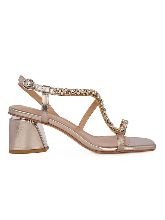 Alma en Pena Leather Women's Sandals Pink