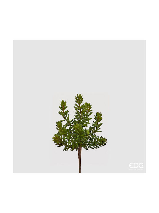Artificial Decorative Branch Green 25cm 1pcs EDG