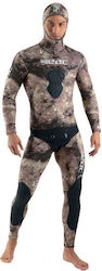 Seac Gannet Brown Camo 5mm Wetsuit