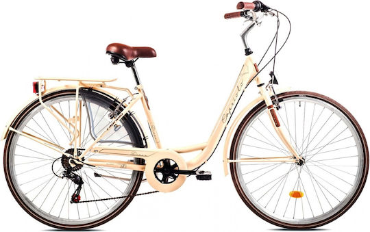 Capriolo Diana Wave 28" 2024 Бежов Градски Велосипед с 6 Скорости